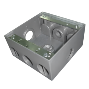 caja cuadrada 2400 en aluminio